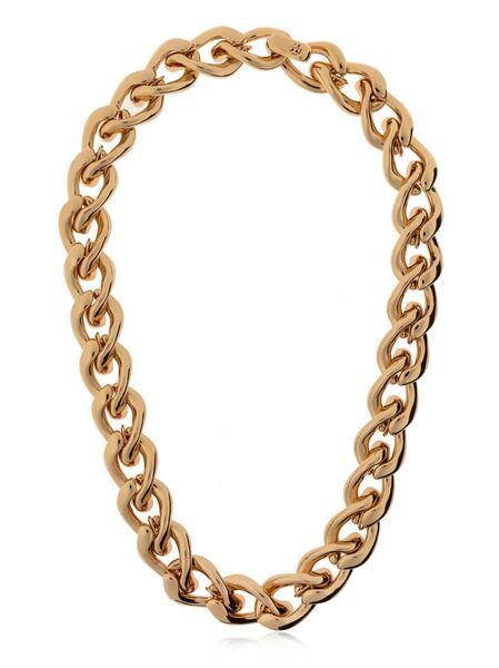  Tory Burch Wishbone Chain Necklace - Gold 