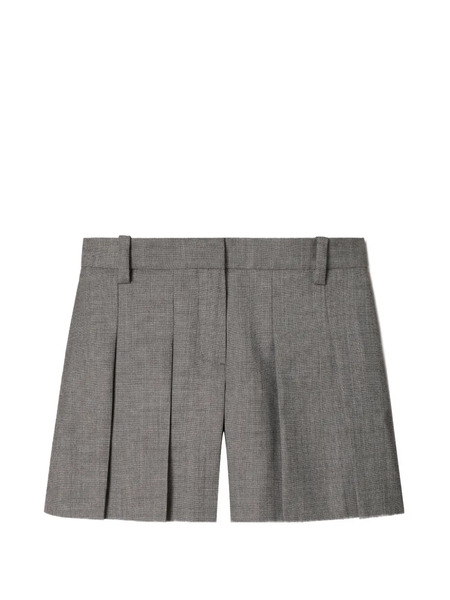  Tory Burch Wool Shorts - Grey 