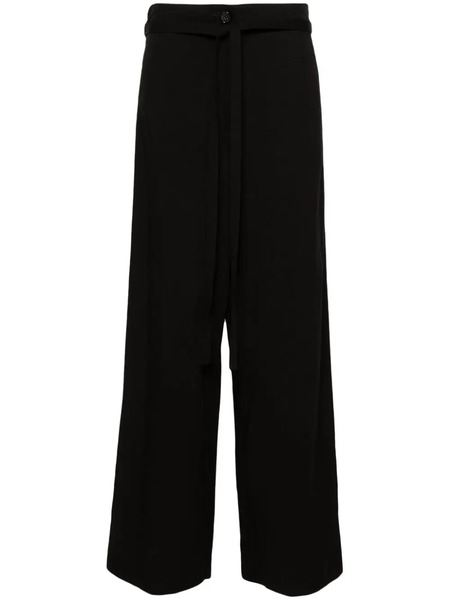  Toteme Belted Palazzo Pants - Black 