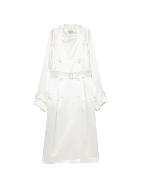  Toteme Belted Trench Coat - White 