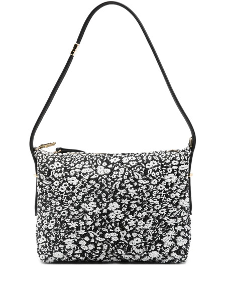  Toteme Bevel Floral Shoulder Bag - Black 