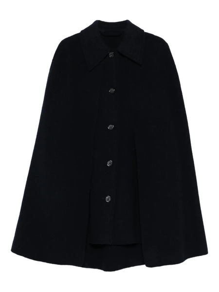 Toteme Buttoned Cape Coat - Blue 