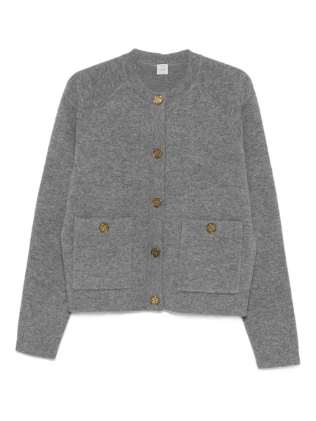  Toteme Buttoned Patch-pocket Cardigan - Grey 