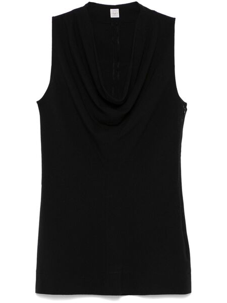  Toteme Cowl-neck Top - Black 