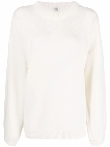  Toteme Crew-neck Long-sleeved Jumper - Neutrals 