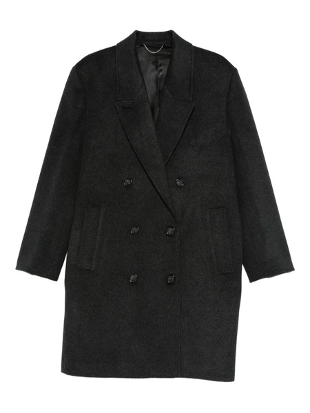  Toteme Double-breasted Cashmere Coat - Grey 