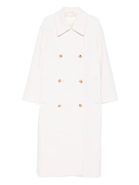  Toteme Double-breasted Wool Coat - Neutrals 