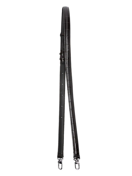  Toteme Double Clasp Leather Belt - Brown 