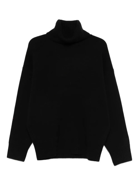  Toteme Double-knit Turtleneck Sweater - Black 