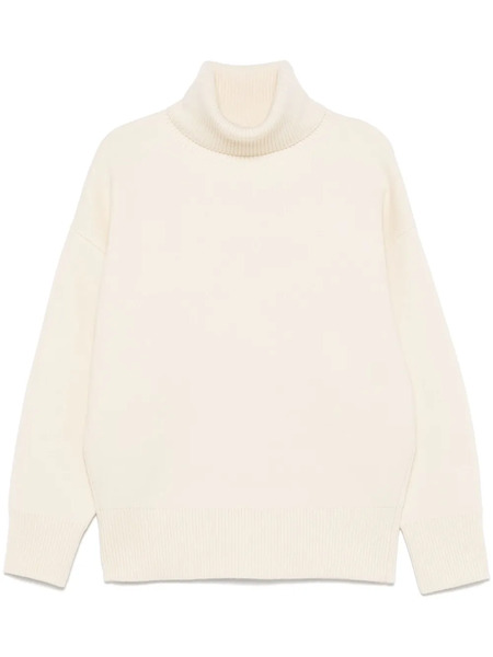  Toteme Double-knit Turtleneck Sweater - White 