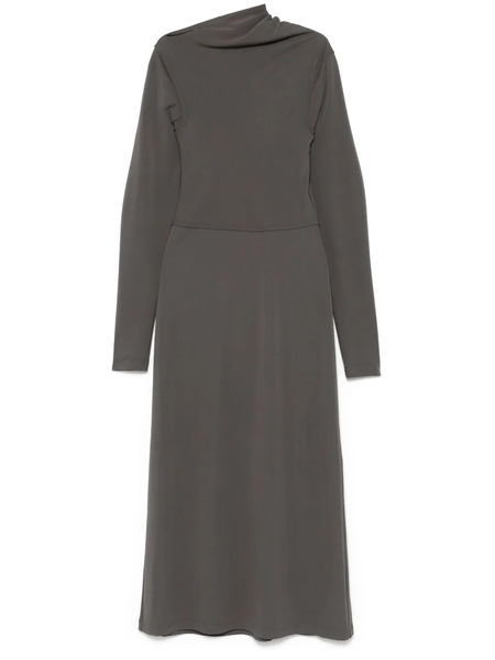  Toteme Draped Jersey Dress - Grey 