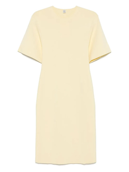  Toteme Fine-knit Midi Dress - Yellow 
