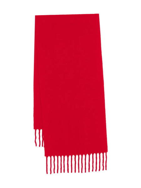  Toteme Fuzzy Fringed Scarf - Red 