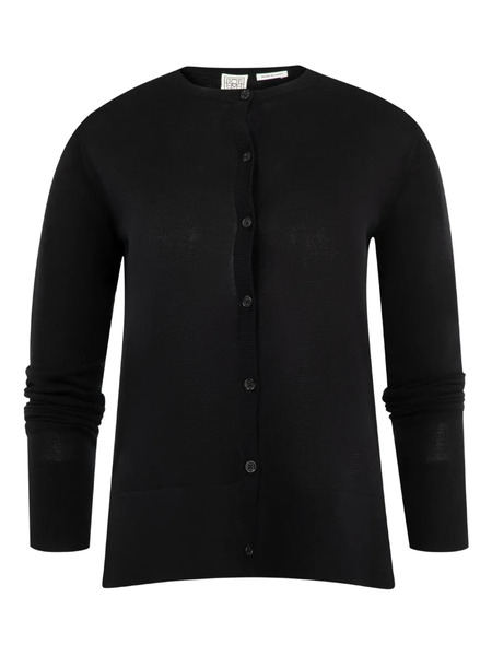  Toteme Knitted Cardigan - Black 
