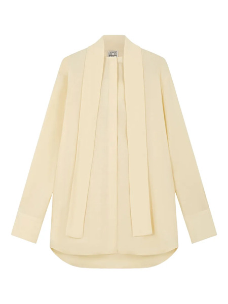  Toteme Lavalliere-detail Shirt - Neutrals 
