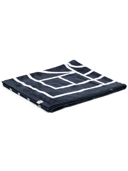  Toteme Logo-jacquard Beach Towel - White 