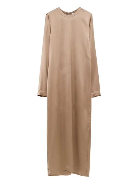  Toteme Long-sleeved Maxi Dress - Neutrals 