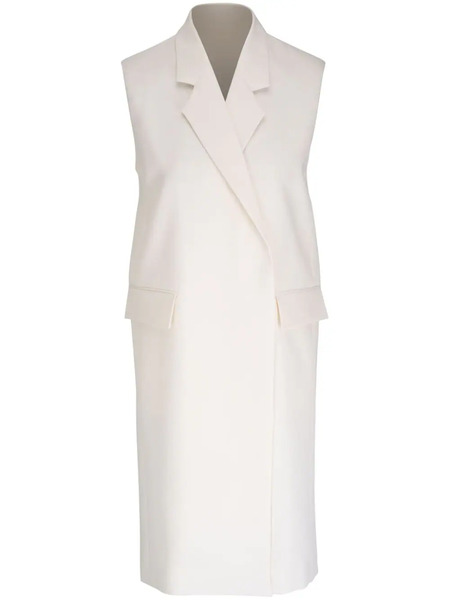  Toteme Long Sleeveless Blazer - White 