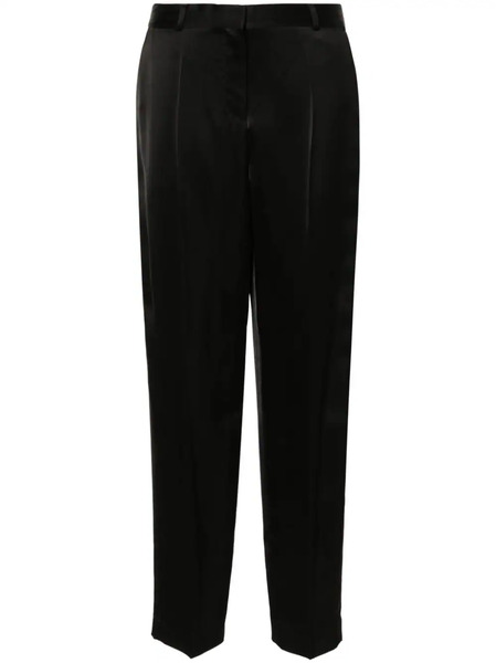  Toteme Low-rise Satin Trousers - Black 