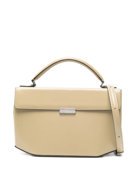  Toteme Medium Brushed-leather Tote Bag - Neutrals 