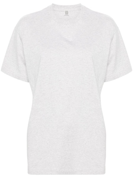  Toteme Mélange-effect T-shirt - Grey 