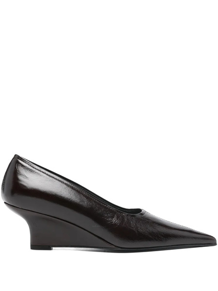  Toteme 60mm Sharp Wedge Pumps - Brown 