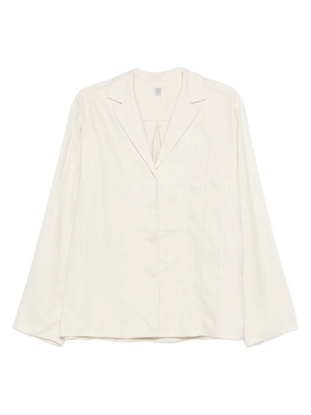  Toteme Monogram Flannel Top - Neutrals 