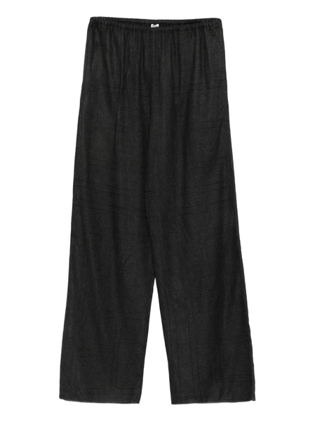  Toteme Monogram Flannel Trousers - Grey 