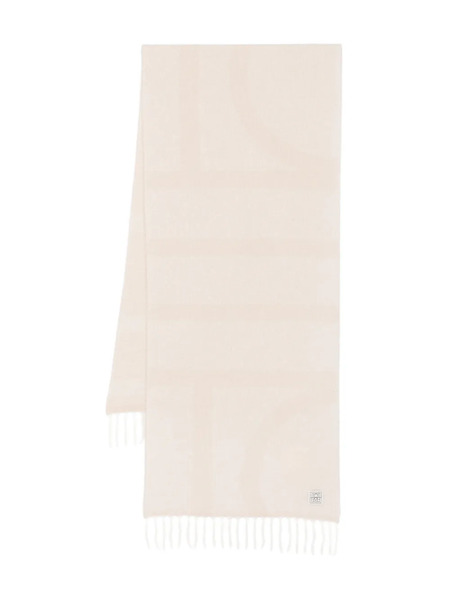  Toteme Monogram Jacquard Scarf - Neutrals 
