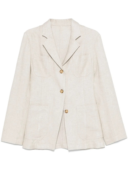  Toteme Notched-lapels Blazer - Neutrals 