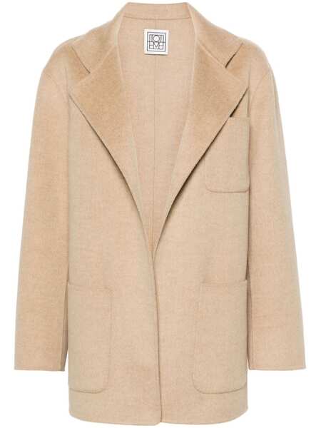  Toteme Notched-lapels Mélange Jacket - Neutrals 