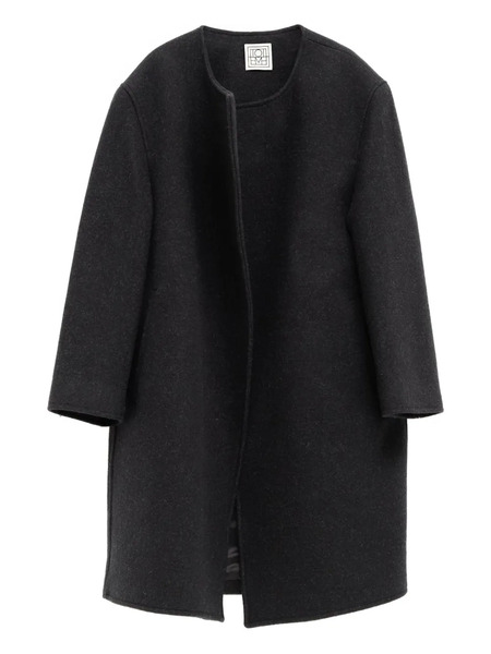 Toteme Open-front Coat - Black 