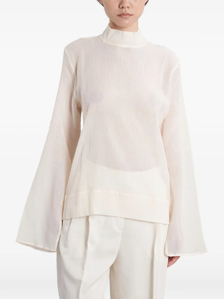  Toteme Panel Detail Blouse - White 