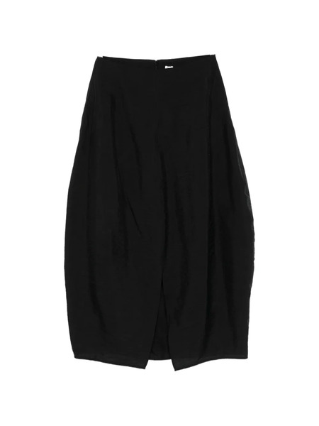  Toteme Parachute Slit Midi Skirt - Black 