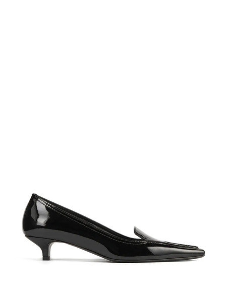  Toteme Patent Loafer Pumps - Black 