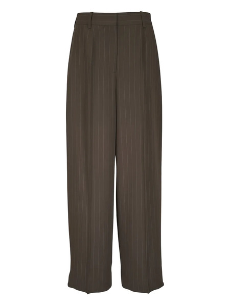  Toteme Pinstripe-pattern Trousers - Brown 