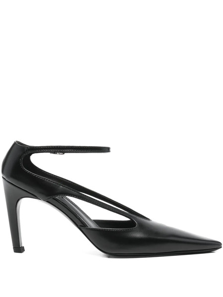  Toteme Pointed-toe Leather Pumps - Black 