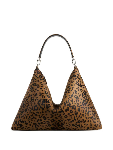  Toteme Pony Hair Bevel Shoulder Bag - Brown 