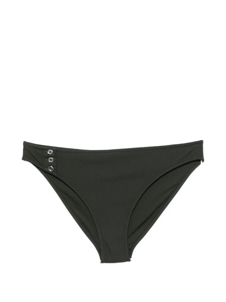 Toteme Ribbed Button Bikini Bottom - Green 