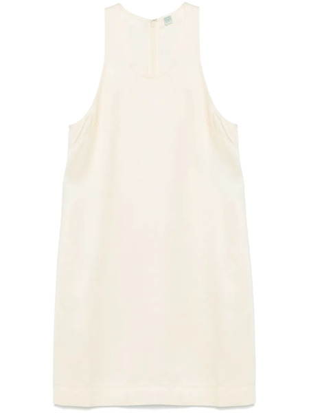  Toteme Scoop-neck Mini Dress - Neutrals 