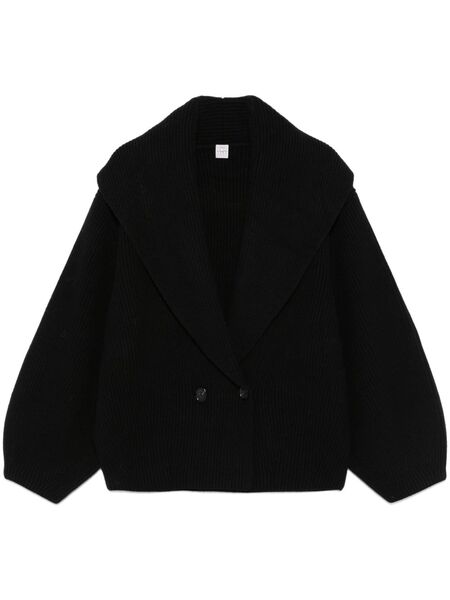  Toteme Shawl-lapels Cardigan - Black 