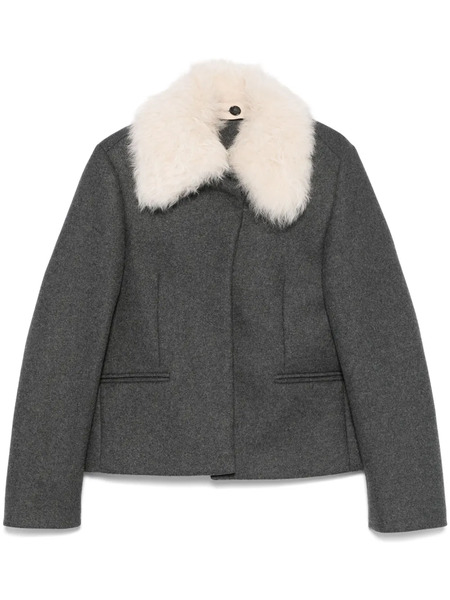  Toteme Shearling-collar Jacket - Grey 