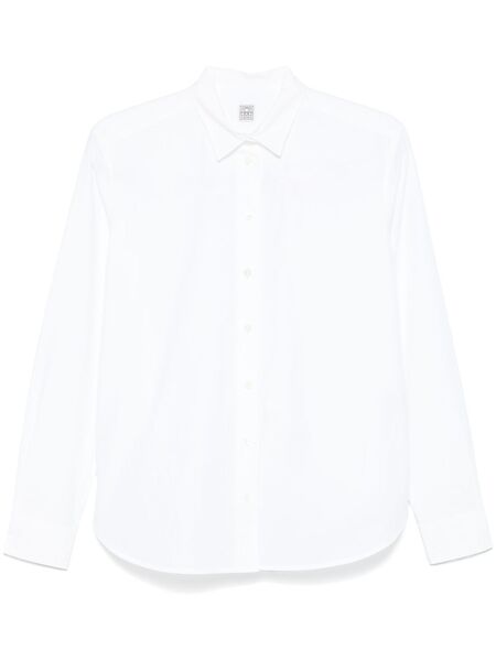 Toteme Signature Cotton Shirt - White 