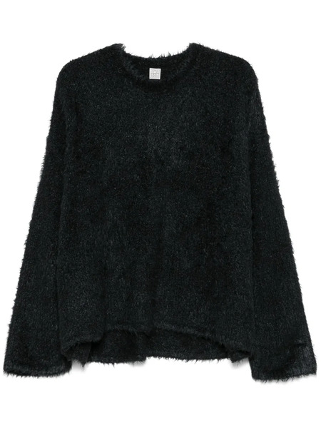  Toteme Silk Sweater - Black 