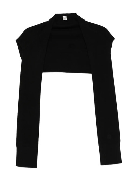  Toteme Sleeve Cashmere Scarf - Black 