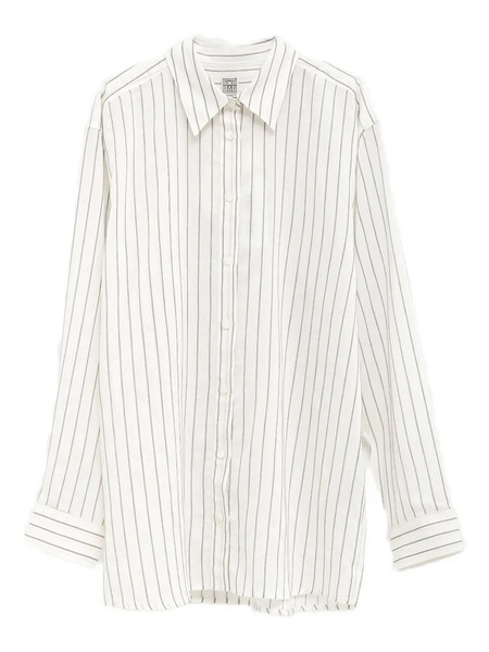  Toteme Striped Shirt - White 