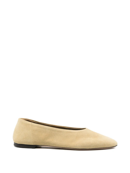  Toteme Suede Ballet Flats - Neutrals 