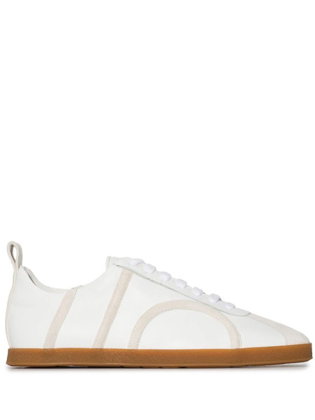  Toteme The Leather Low-top Sneakers - White 