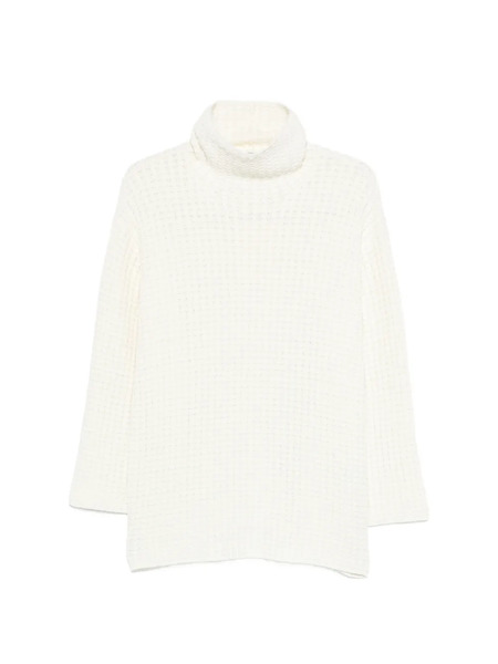  Toteme Whipstitch Sweater - White 