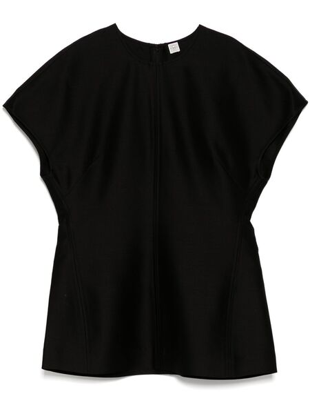  Toteme Zip Fastening Top - Black 